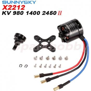 SUNNYSKY X2212 KV980/KV1400/KV2450 Motor sin escobillas para RC
