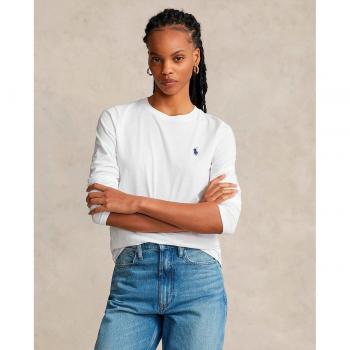 Polo Ralph Lauren Top Blu Scuro in Accostamento Bianco
