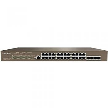 Tenda switch l3 managed poe switch 24 porte 10/100/1000 base-t