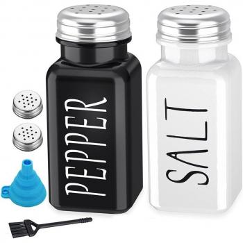 6-Piece Glass Seasoning Shaker Set