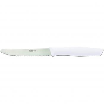 Arcos Nova 188824 11‑cm Stainless Steel Table Knife – White Handle (Polypropylene), Includes Cover