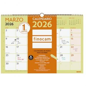 Pizarra de Calendario Grafik 2026 A3 con Escritura