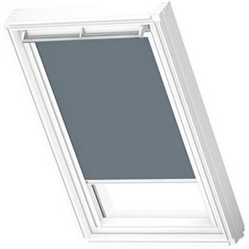 Verdunklungsrollo DKL 4581SWL, blaugrau, ohne Bohren