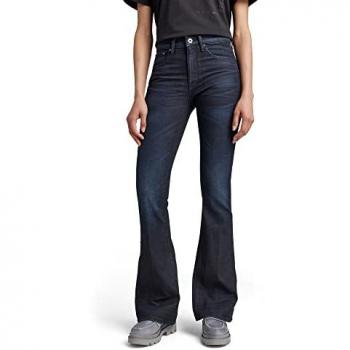Jeans da donna G‑Star 3301 Worn In – Modello Flare Fit blu navy