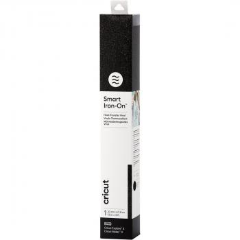 Flex de Purpurina Negra 91x33cm – Plancha Iron-On Cricut