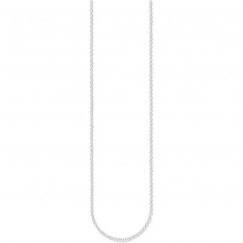 THOMAS SABO Silver Double Heart Charm Necklace