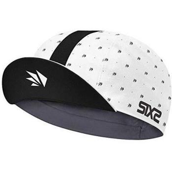Cycling Sixs Casquette Été Blanc/Noir