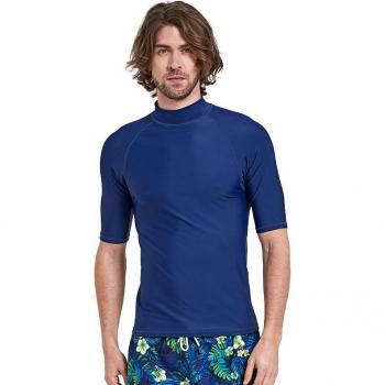 Rash Guard para Hombre Sbart Deep Blue Manga Corta