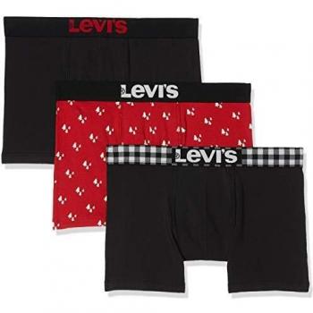 Levi's Pack de 3 Calzoncillos Boxer 200SF GIFTBOX, Multicolor, S
