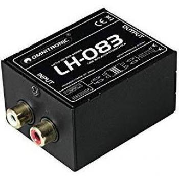 OMNITRONIC
LH-083 Stereo-Isolator RCA S