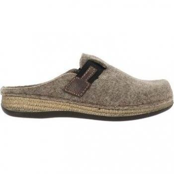 Confort Beige Fischer Chausson pour Femmes