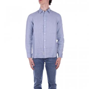 Camicia Lino Indigo per Uomo – Woolrich