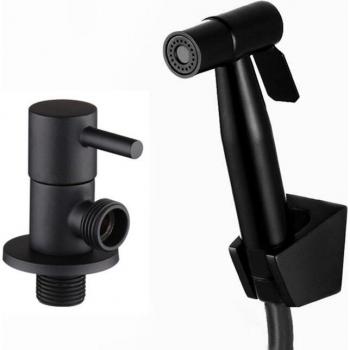 Black Valve Handheld Bidet Shower Set