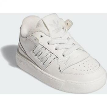 Adidas Forum Low Core para Niños – Azul Blanco con Cordones Elásticos