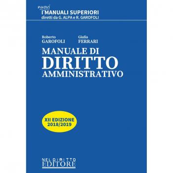 Manuale di diritto amministrativo