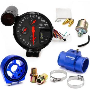 Tachymètre Éclairé avec Compteur d'Eau et Jauges