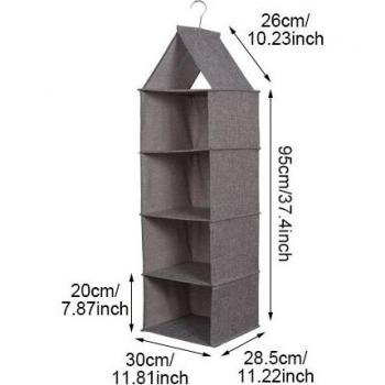 Cotton Closet Organizer with Pockets