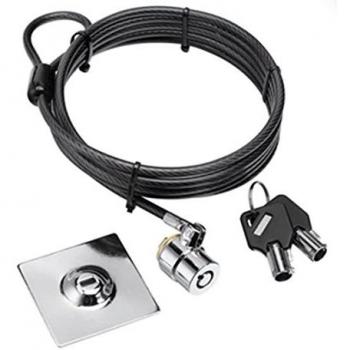 Hamlet Hamlet Tablet Pc Lock cavo di sicurezza con lucchetto a chiave per tablet, tv e monitor di 200cm