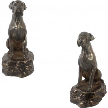 Figura Boxer IV Silueta de Perro Marrón: Trofeo Exposición Art‑Dog
