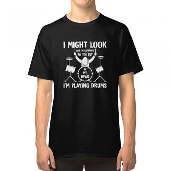 RockShak T-Shirt Negra – Espíritu de Batería