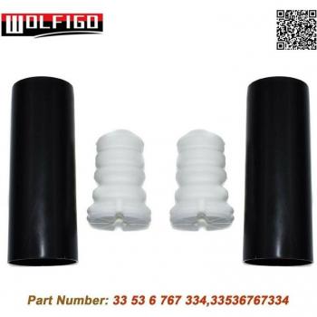 Rear Axle Rubber Suspension Buffer & Cover Set 33536767334 for BMW 335i 328i E82 E88 E90 E92