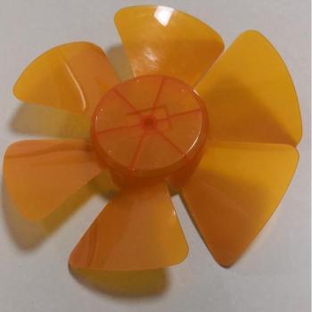 Orange Table Fan Blade, 10 Inches, 8mm Central Hole