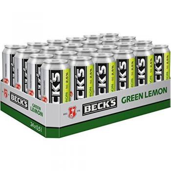 BECK'S Green Lemon 2,5 % vol – 24‑er Pack