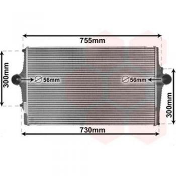 Intercooler pour Volvo S60 de 2000 à 2002 Van Wezel