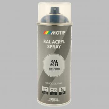Peinture Brillante RAL 5011 Motip 400ml