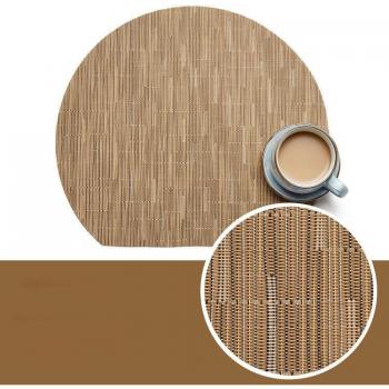 Nordic PVC Bamboo Coaster Set