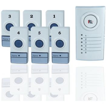 Campanello Senza Fili per Casa e Ufficio con 6 Zone Distinte