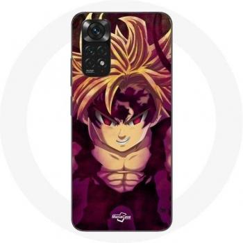 Cover voor Xiaomi Redmi Note 11 4G Manga Zeven Hoofdzonden Demon