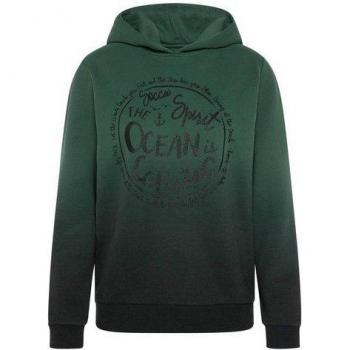 Damen Sweatshirt mit Kapuze SOCCX in grün