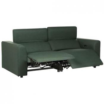 Beliani 2-Sitzer Wohnzimmer Sofa mit Kopf