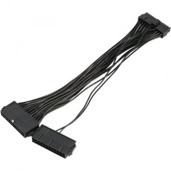 30cm 24 Pin ATX Dual Power Supply Synchronizer Cable