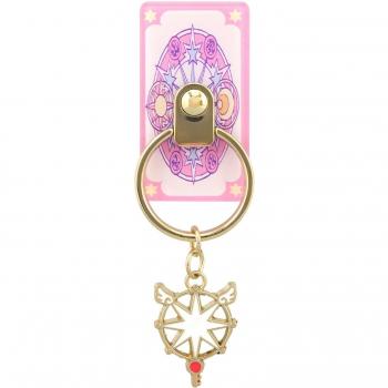 Sakura Cardcaptor BCCS-10A Multi‑Charm Ring – Pink Crystal