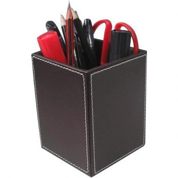 Soporte Escritorio Cuadrado Marrón