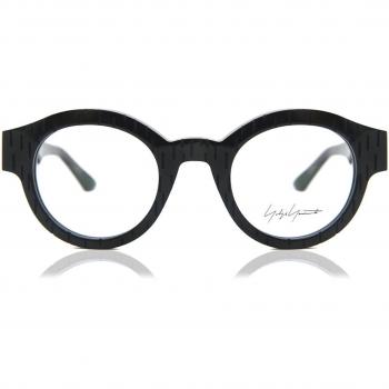 Yohji Yamamoto L014 A001 Men's Eyeglasses Black Size 50