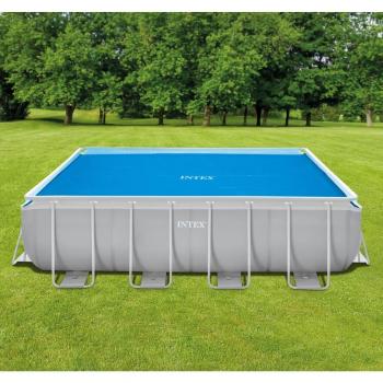 Couverture de Piscine Intex 476x234 cm – Couleur Bleue, Polyéthylène