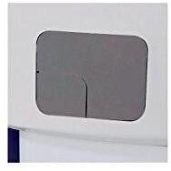 Plaque intégra double commande chromée