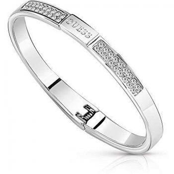 Ladies Guess G Colors Silver ID Bracelet