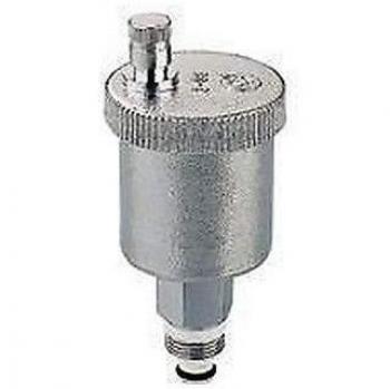 Purge automatique Caleffi 1/2AG avec robinet chromé Minic