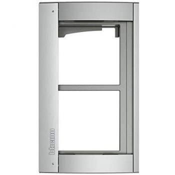 Legrand, Klingel + Türsprechanlage, Abdeckrahmen 2-modulig inkl. Modulträger für die Türstation SFERA Aluminium
