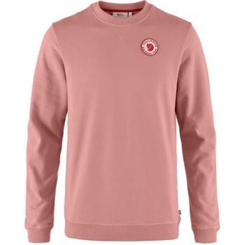 Sweat col rond homme 1960 en rose poussière