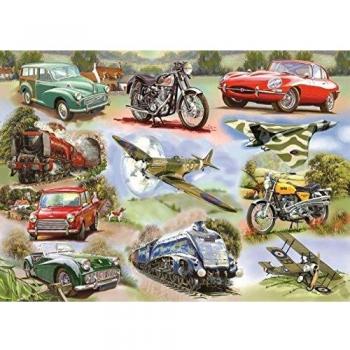 Premium 250-Piece Puzzle: Luftfahrt und Verkehrsmotoren