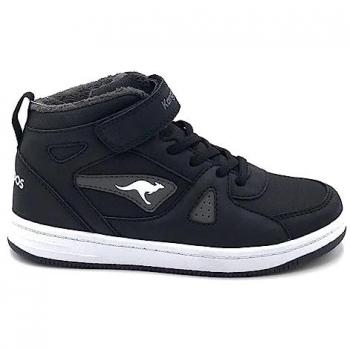 Kangaroos Kinderschuhe K-CP Kalley II EV Sneaker Winterboots Jet Black Steel Grey