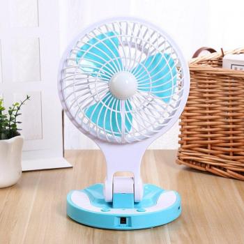Ventilador plegable USB con iluminación para escritorio