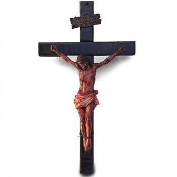 Decoración Religiosa: Crucifijo de Resina
