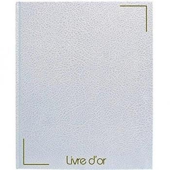 Livre d'Or 26 cm x 26,5 cm blanc