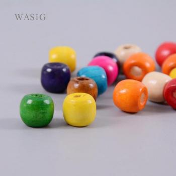 Perles de cheveux en bois
